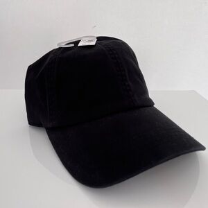 NEW Gap Organic Cotton Baseball Cap in Black